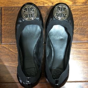Tory Burch Caroline Patent Leather Ballet Flats